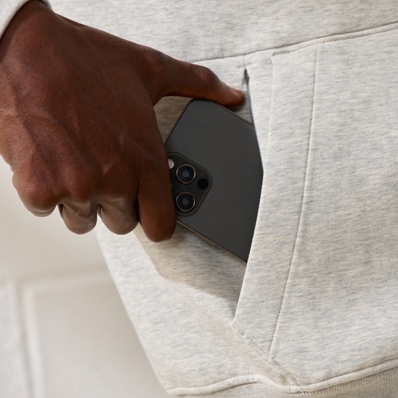 Abercrombie & Fitch YPB neoKNIT MAX Full-Zip Hoodie gray men’s unisex sz Small - Picture 2 of 13